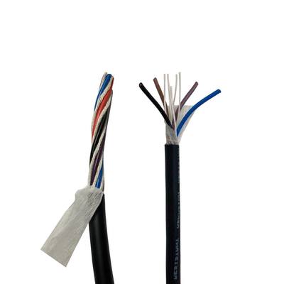 คุณภาพ  24 Awg PUR Cables PUR 4 Core Electrical Cable Heat Resistant PVC Insulation โรงงาน