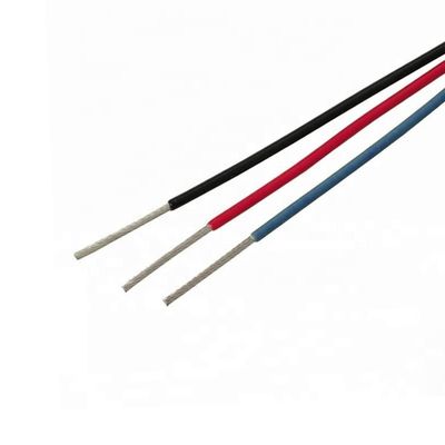 19 สายไฟปรับความร้อน PFA ทองแดงทองเหลืองเคลือบด้วยเงินที่มีแรงดัน AC600V และหลายขนาด AWG