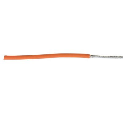 สายไฟทองแดงเคลือบเงินหุ้มฉนวน PFA แบบตีเกลียว 24awg 19/36 พร้อมความทนทานต่อสารเคมีและมี 9 สีให้เลือก