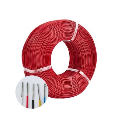 Double Color High Temperature FEP Coated Wire with -60~+200°C Range and Round Stranded Conductor