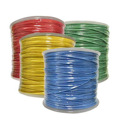สายไฟทองแดงเคลือบดีบุกตีเกลียว 22 AWG หุ้มด้วย Tefzel ทนความร้อนสูง