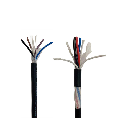 PVC Jacket Multicore Copper Robotic Cable มีความยืดหยุ่นสูง
