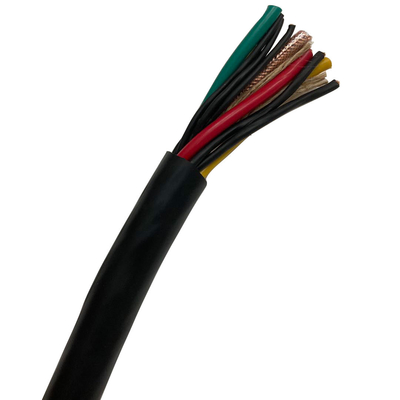 20 Core PUR Flex Cable ลวดทองแดงชุบดีบุกความต้านทานการสึกหรอ