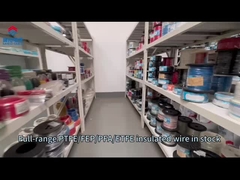 สายเคเบิลเครื่องมือวัดฉนวน PTFE ทองแดงชุบเงินอุณหภูมิสูง